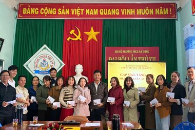 Các hoạt động Mừng Đảng – Mừng Xuân Ất Tỵ 2025 của Trường THCS Ba Động