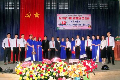 NHỮNG HOẠT ĐỘNG CHÀO MỪNG NGÀY NHÀ GIÁO VIỆT NAM 20/11 CỦA THẦY VÀ TRÒ TRƯỜNG THCS BA ĐỘNG