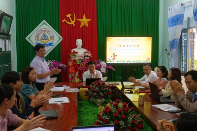 Hội thi giáo viên dạy giỏi trường THCS Ba Động