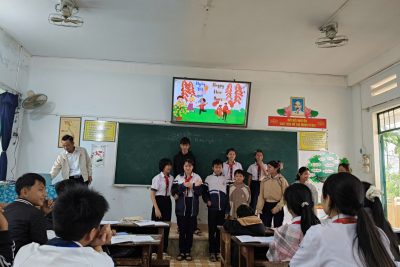 TIẾT DẠY NGHIÊN CỨU BÀI HỌC CỦA TỔ KHOA HỌC XÃ HỘI TRƯỜNG THCS BA ĐỘNG MÔN NGHỆ THUẬT PHÂN MÔN ÂM NHẠC – TIẾT VẬN DỤNG, SÁNG TẠO