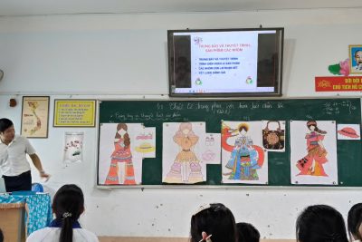 TIẾT DẠY HỌC STEM CỦA THẦY GIÁO NGUYỄN ANH VĂN, MÔN MĨ THUẬT, TỔ KHOA HỌC XÃ HỘI, TRƯỜNG THCS BA ĐỘNG, NĂM HỌC 2025-2026