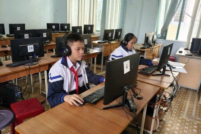 VINH DANH HỌC SINH TRƯỜNG THCS BA ĐỘNG ĐẠT GIẢI CAO CUỘC THI OLYMPIC TIẾNG ANH TRÊN INTERNET (IOE) CẤP TỈNH