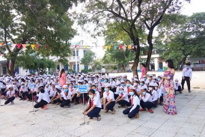 Thông báo triển khai quét mã QR trên ứng dụng phần mềm CP-Covid tại Trụ sở Uỷ ban nhân dân huyện