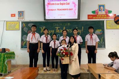 SINH HOẠT CÂU LẠC BỘ TIẾNG ANH THÁNG 11,CHỦ ĐIỂM “TEACHER’S DAY”