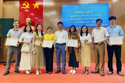 QUYẾT ĐỊNH KHEN THƯỞNG GVDG CẤP HUYỆN NĂM HỌC 2024-2025